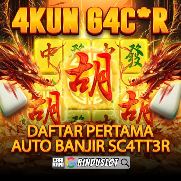 RINDUSLOT Bonus Member Baru 100%